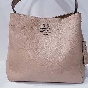 Tory Burch McGraw Hobo color Devon Sand